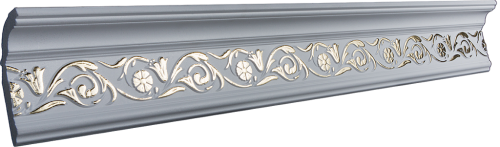 картинка Плинтус потолочный GP- 4 Gold <134*67> от магазина