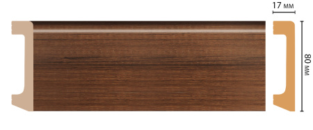 картинка D235-74 плинтус DECOMASTER <80*17>(20шт) от магазина