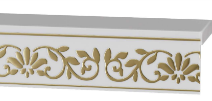 картинка Бленда(7см)Лира белое золото 60м от магазина