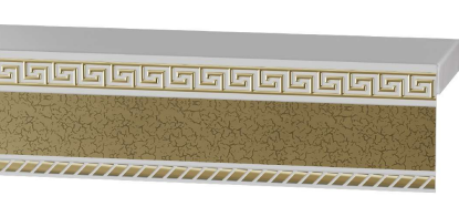 картинка Бленда(5,5см)Верон мет золото на бел 60м от магазина