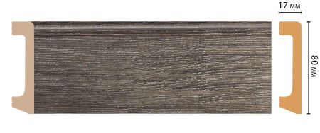 картинка D235-86 плинтус DECOMASTER <80*17>(20шт) от магазина