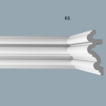 Твердый потолочный плинтус европолимер