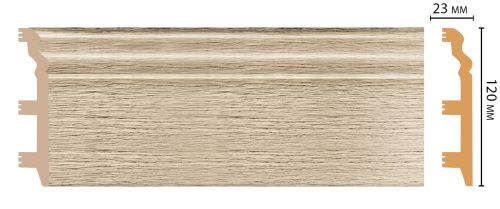 картинка D233-72 плинтус DECOMASTER <120*23>(10шт) от магазина