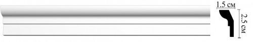 картинка D111 Плинтус DECOMASTER<25*15>(80 шт) от магазина
