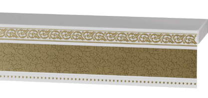 картинка Бленда(5,5см)Милана мет.золото на белом 60м от магазина