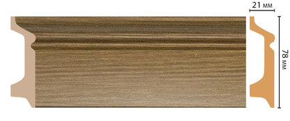 картинка D122-73 плинтус напольн.DECOMASTER <78*21> (16шт)  от магазина