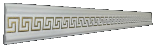 картинка Плинтус потолочный GPM-2 Gold <80*12> от магазина