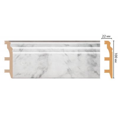 D232-79 плинтус DECOMASTER <100*22>