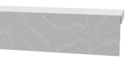 картинка Бленда(7см)Волна серый серебро 60м от магазина