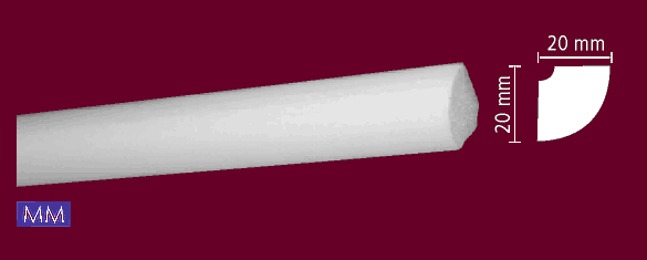 Плинтус MM <20*20> /DECOPLINTUS — фото 2