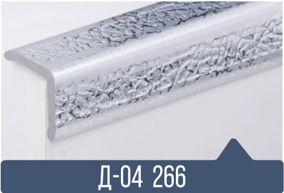 картинка Уголок ПВХ Д-04 266 25*25*2,7(30шт) под заказ от магазина