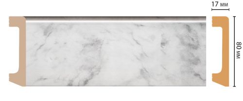 картинка D235-79 плинтус DECOMASTER <80*17>(20шт) от магазина
