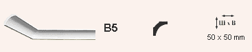 Плинтус B5 <50*50> Номастил — фото 2