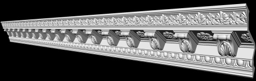 Лёгкий потолочный плинтус (лёгкая лепнина)