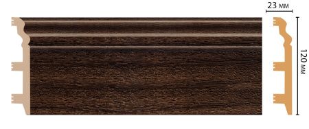 картинка D233-438 плинтус DECOMASTER <120*23>(8шт) от магазина