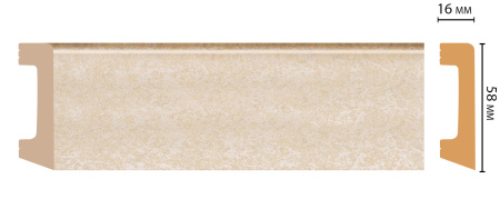 картинка D234-18D плинтус DECOMASTER <58*16> от магазина