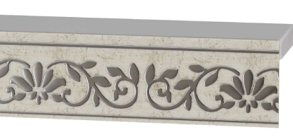 картинка Бленда(7см)Лира антик серебро-беж 60м от магазина