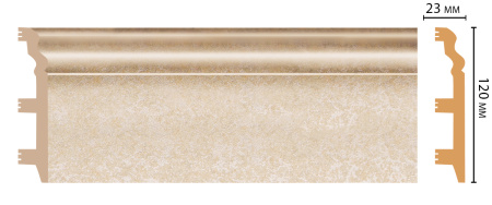 картинка D233-18D плинтус DECOMASTER <120*23>(10шт) от магазина