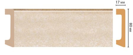 картинка D235-18D плинтус DECOMASTER <80*17>(20шт) от магазина