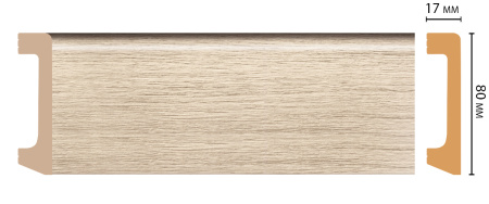 картинка D235-72 плинтус DECOMASTER <80*17>(20шт) от магазина