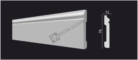 картинка DD005 Плинтус Декор-Дизайн<79*13>(24шт) от магазина