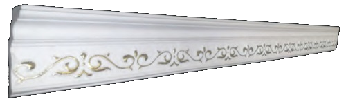 картинка Плинтус потолочный GP-77 Gold<84*32> от магазина
