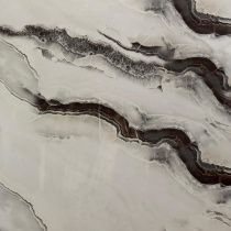 картинка Гибкий мрамор Каррара-105 с двойным лаком 2,5мм 1,2м*2,8м DUROFLEX от магазина