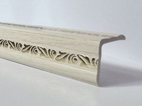 картинка  Уголок ПВХ Д03 дуб беленый золото 30*30*2,7м(20шт)  от магазина
