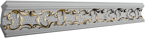 картинка Плинтус потолочный GP-30 Gold <96*53> от магазина