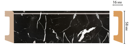 картинка D234-78 плинтус DECOMASTER <58*16>(15шт) от магазина