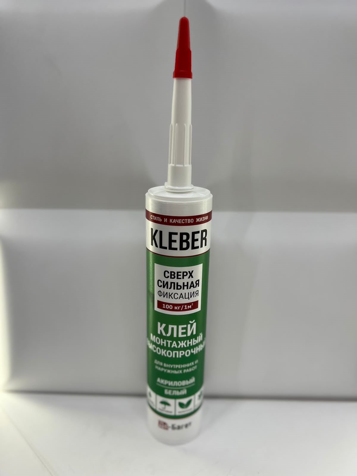 Клей монтажный белый  KLEBER 300мл — фото 2
