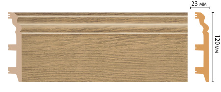 картинка D233-83 плинтус DECOMASTER <120*23>(8шт) от магазина