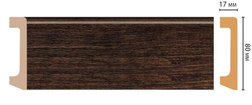 картинка D235-966 плинтус DECOMASTER <80*17>(20шт) от магазина