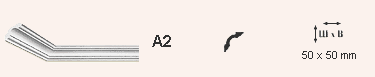 Плинтус A2 <50*50> Номастил — фото 2
