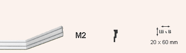 Плинтус M2 <60*20>  Номастил — фото 2