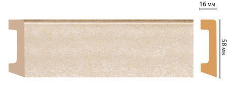 картинка D234-18D плинтус DECOMASTER <58*16>(15шт) от магазина