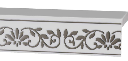 картинка Бленда(7см)Лира белое серебро 60м от магазина