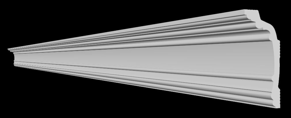 Плинтус потолочный  GP-143 <100*45>