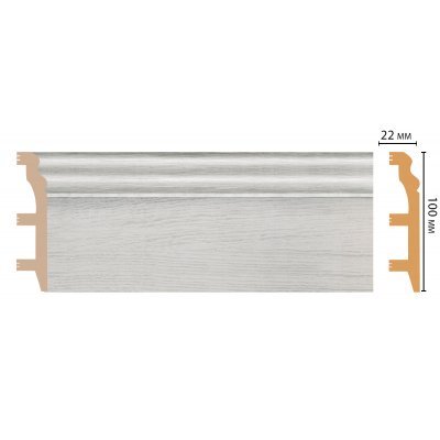 картинка D232-84 плинтус DECOMASTER <100*22> от магазина