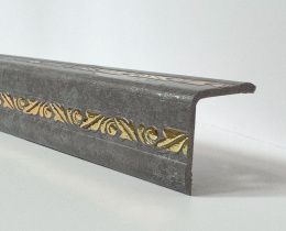 картинка  Уголок ПВХ Д03 бетон золото 30*30*2,7м(20шт) от магазина