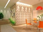 3D панели в кафе