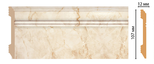 картинка D105-80 плинтус напольный DECOMASTER <107*12> (18шт) от магазина
