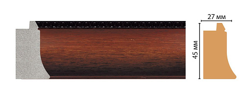 картинка FM18-4 багет <45*27> DECOMASTER(27шт) от магазина