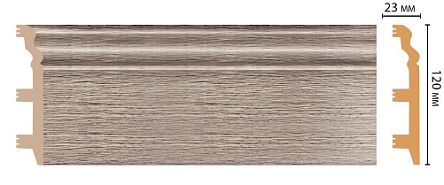 картинка D233-77 плинтус DECOMASTER <120*23> от магазина