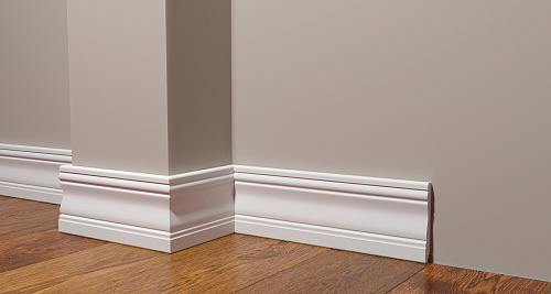 картинка 153 A плинтус широкий с каб.каналом Декор-Дизайн(20шт) от магазина