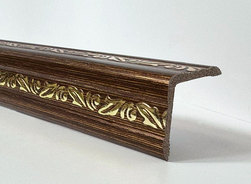 картинка  Уголок ПВХ Д03 №256 золото 30*30*2,7м(20шт) от магазина