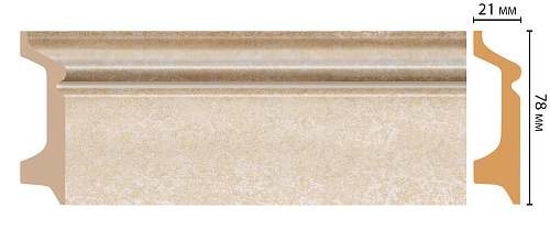 картинка D122-18D плинтус напольн.DECOMASTER <78*21> (16шт) от магазина