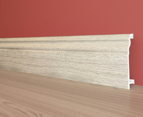 картинка Плинтус Декор С07-1 Лиственница композит 100мм 2,5м от магазина