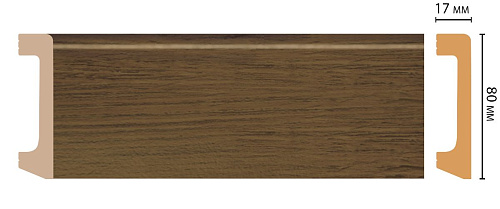 картинка D235-88 плинтус DECOMASTER <80*17> (20шт) от магазина