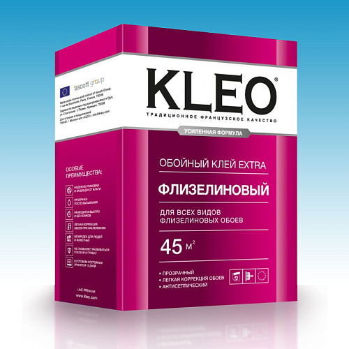 картинка Клей КЛЕО   ЕХТРА  45 сыпучий, для флиз. обоев от магазина